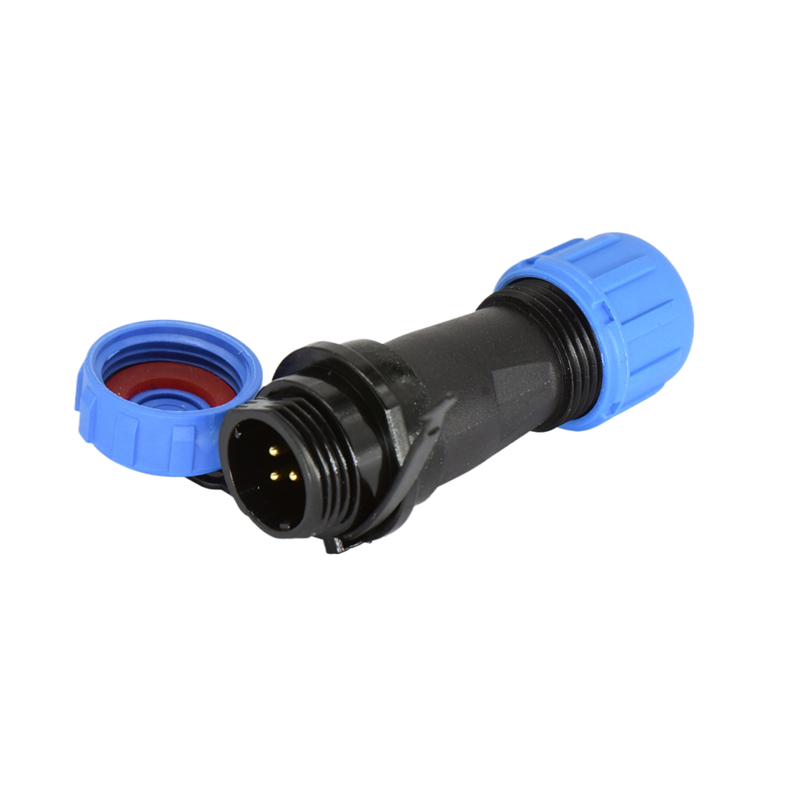 DP11系列 圆形航空插头 3芯电缆对接公插座 电缆直径4-6.5mm